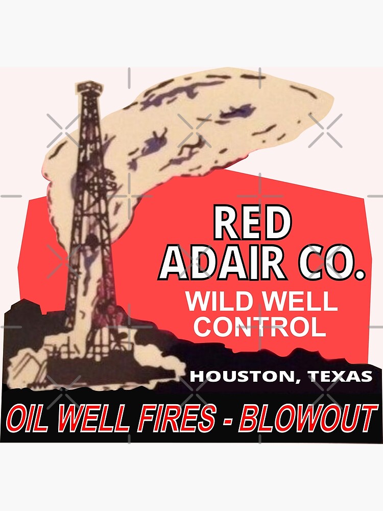 "Red Adair Co. Logo Reproduction Oil Well Firefighters Hellfighters" Poster for Sale by