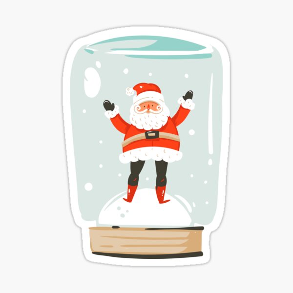 Item preview, Santa snow globe  designed and sold by Printify Zone.