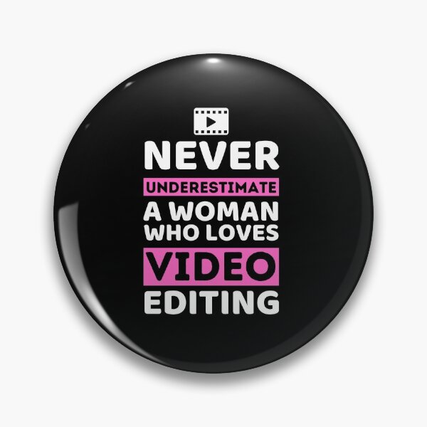 Item preview, Never Underestimate A Woman Who Loves Video Editing designed and sold by bifkee19.