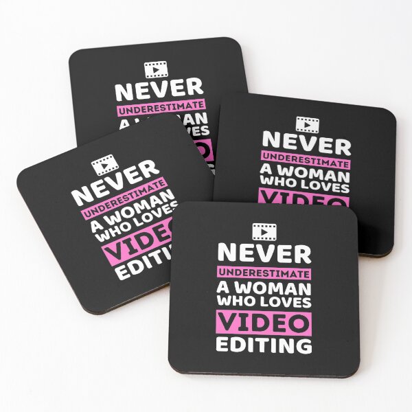 Item preview, Never Underestimate A Woman Who Loves Video Editing designed and sold by bifkee19.