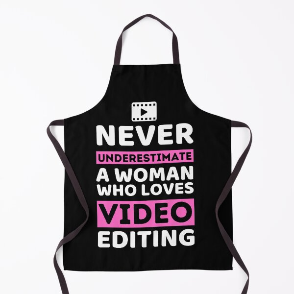Item preview, Never Underestimate A Woman Who Loves Video Editing designed and sold by bifkee19.