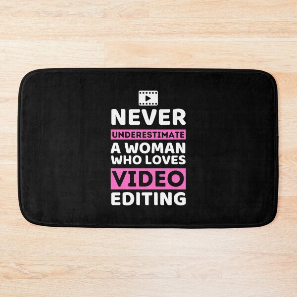 Item preview, Never Underestimate A Woman Who Loves Video Editing designed and sold by bifkee19.
