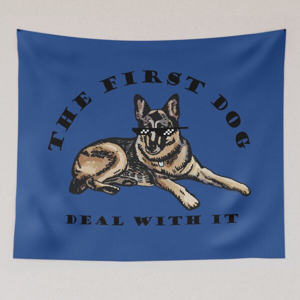 Item preview, Major Champ Biden Dog The First Dog Deal With It designed and sold by okpinsArtDesign.