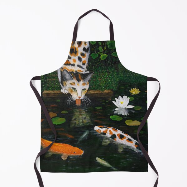 Item preview, Calico Cat and Koi Fish designed and sold by KarenZuk.