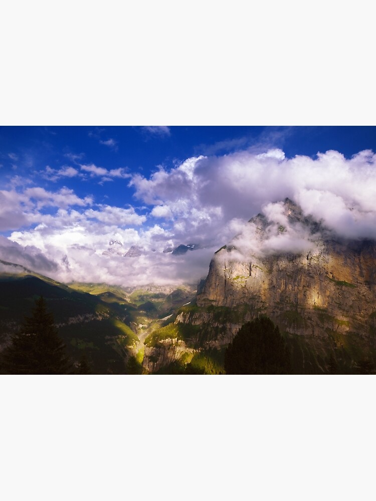 Thumbnail 3 of 3, Photographic Print, Fine Evening in the Alps designed and sold by Mallorn.