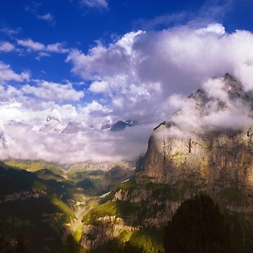 Artwork thumbnail, Fine Evening in the Alps by Mallorn