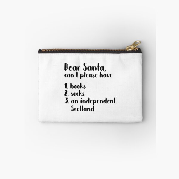 Artikelvorschau, DEAR SANTA SCOTTISH INDEPENDENCE THEMENWEIHNACHTSLISTE entworfen und verkauft von MacPean.