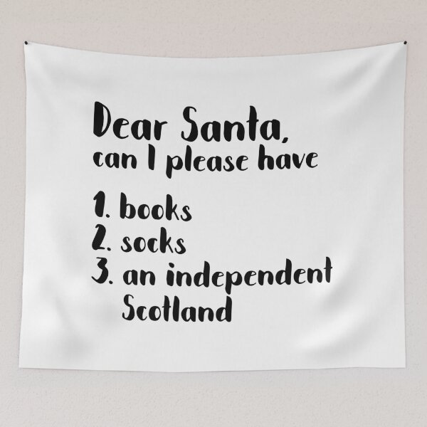 Item preview, DEAR SANTA SCOTTISH INDEPENDENCE THEMED CHRISTMAS LIST designed and sold by MacPean.