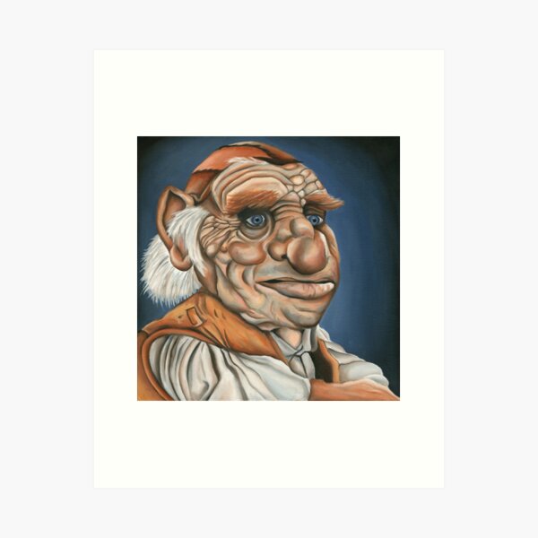 Item preview, Hoggle - Oil Painting designed and sold by kelendersart.