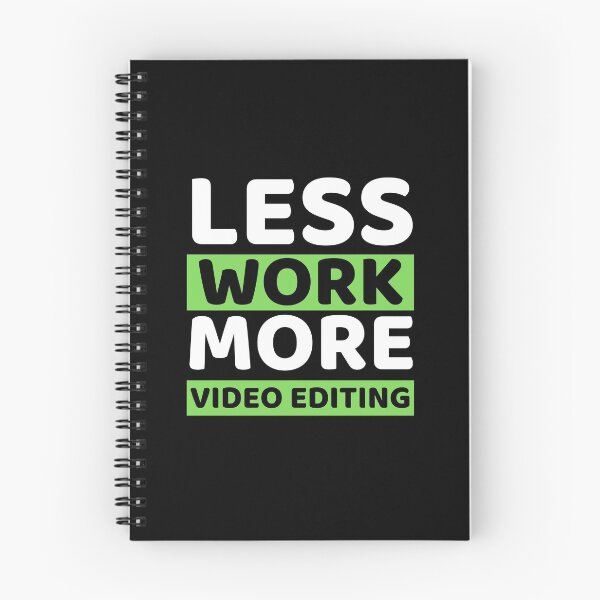 Item preview, Less Work More Video Editing designed and sold by bifkee19.