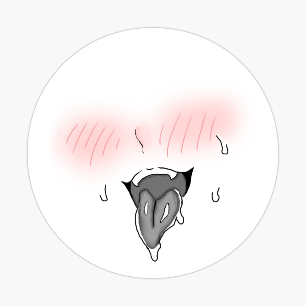 Ahegao face sticker