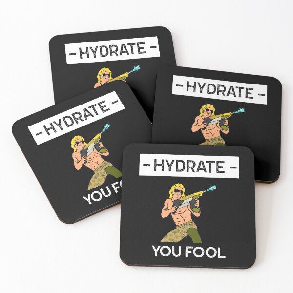 Item preview, Hydrate You Fool — Water Gun Soldier Hydro Homie Diedrate designed and sold by The Green Corner.