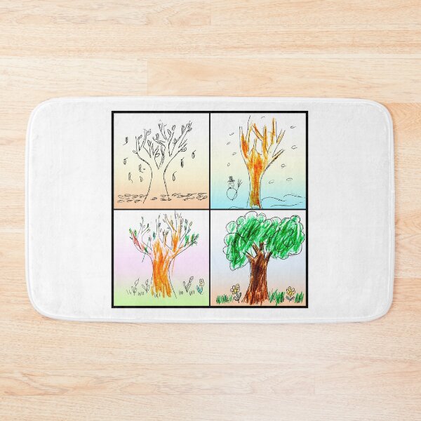 Item preview, Four seasons seen by child colored designed and sold by Grégory DUBUS.