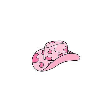 Artwork thumbnail, pink cowboy hat by ansley-c