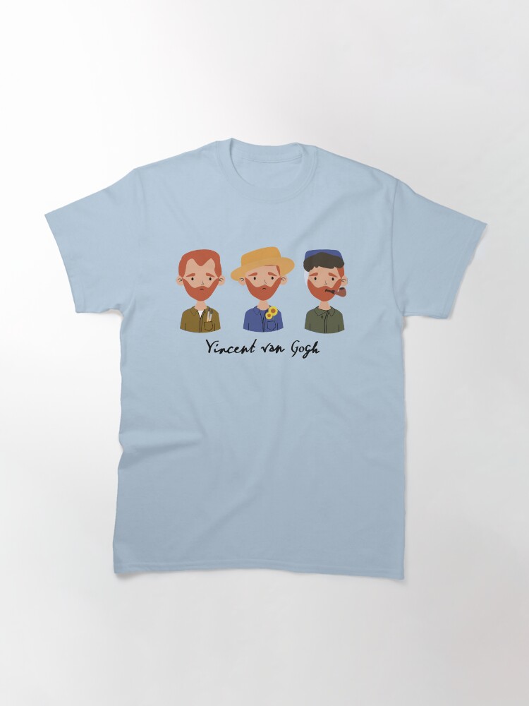 Imagen 3 de 7, Camiseta clásica con la obra Van Gogh, diseñada y vendida por creotumundo.