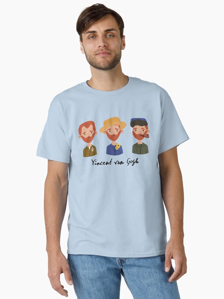 Imagen 2 de 7, Camiseta clásica con la obra Van Gogh, diseñada y vendida por creotumundo.