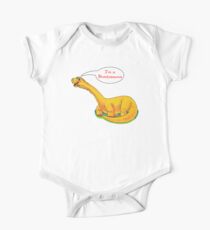 Fun Dinosaurs - Brontosaurus One Piece - Short Sleeve