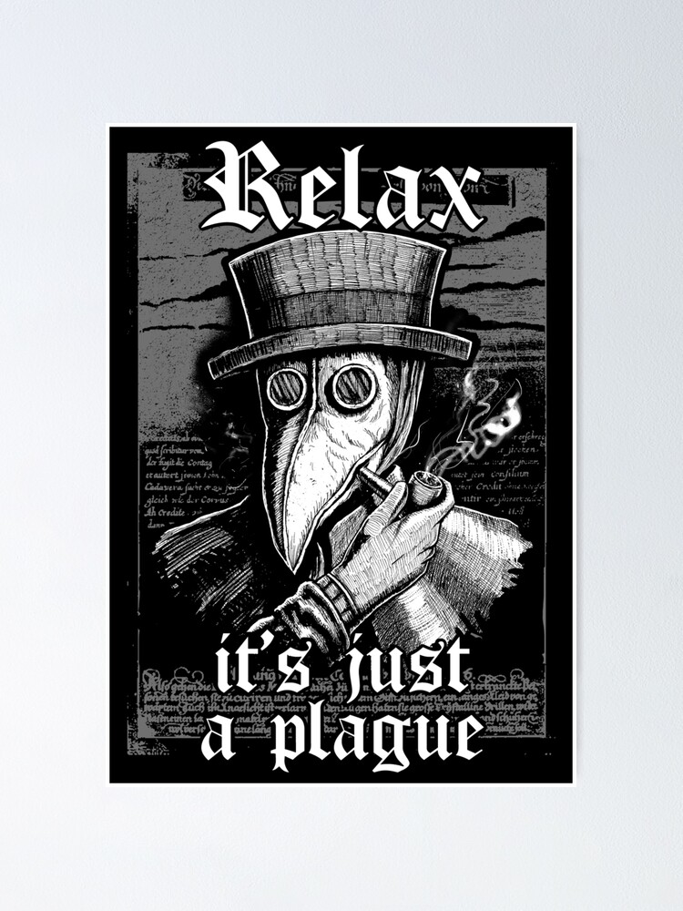 Plague Doctor Couple Poster for Sale by vblue-art