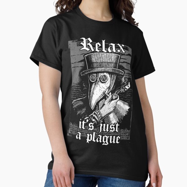 Item preview, Relax it's just the plague - vintage chill plague doctor smoking pipe designed and sold by grimsoulart.