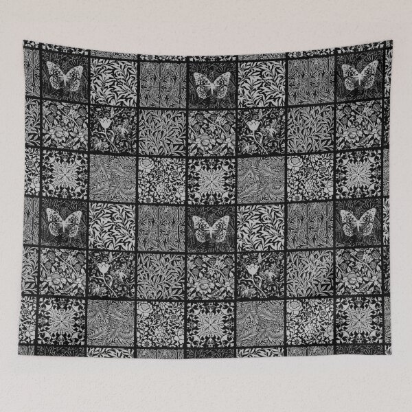 Item preview,  Vintage Floral Blocks Grey designed and sold by Jean Plout.