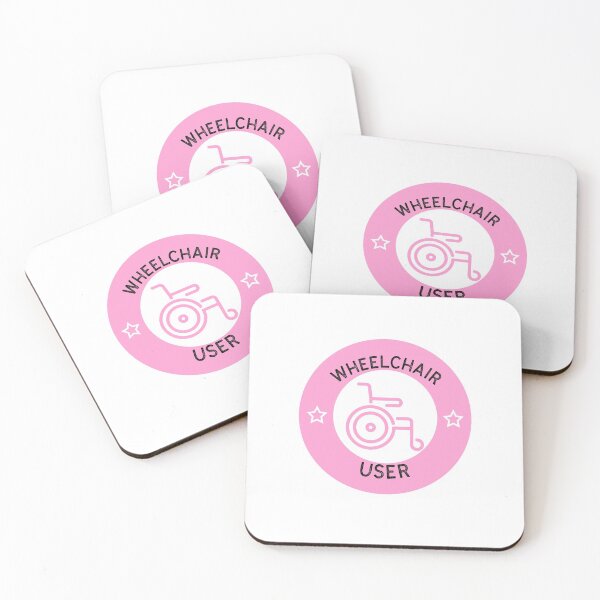 Item preview, Wheelchair user pink logo designed and sold by Wheely Relatable .