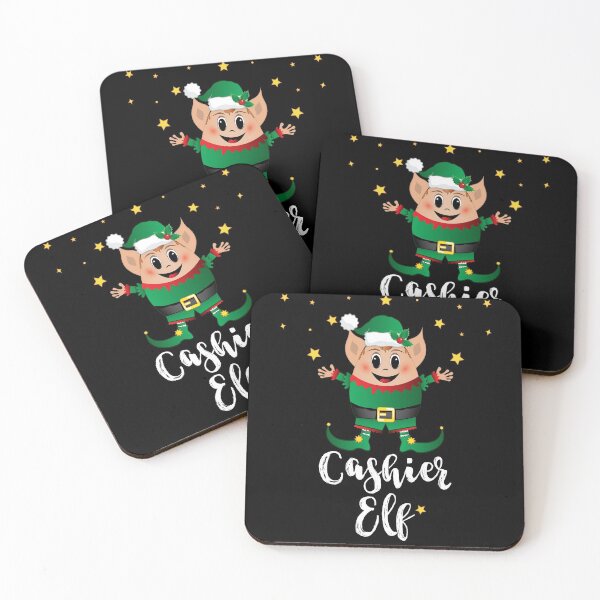 Item preview, Cashier Elf Squad Men Christmas Matching Family Xmas Group designed and sold by ZNOVANNA.