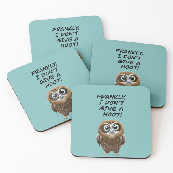 Item preview, Frankly, I don't give a hoot! Owl designed and sold by Kittys-Art.
