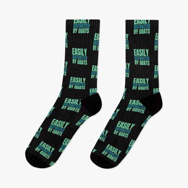 Item preview, Easily Distracted By Goats, Funny Quote designed and sold by hectorgool.