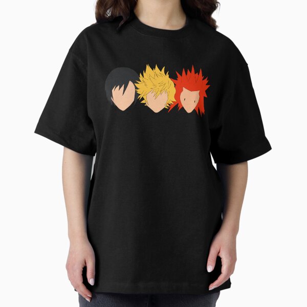 Vista previa del artículo con la obra «Kingdom Hearts minimalista Roxas Axel y Xion», diseñado y vendido por NickHydo.