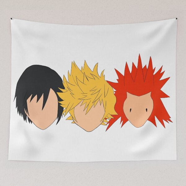 Item preview, Minimalist kingdom Hearts Roxas Axel and Xion designed and sold by NickHydo.