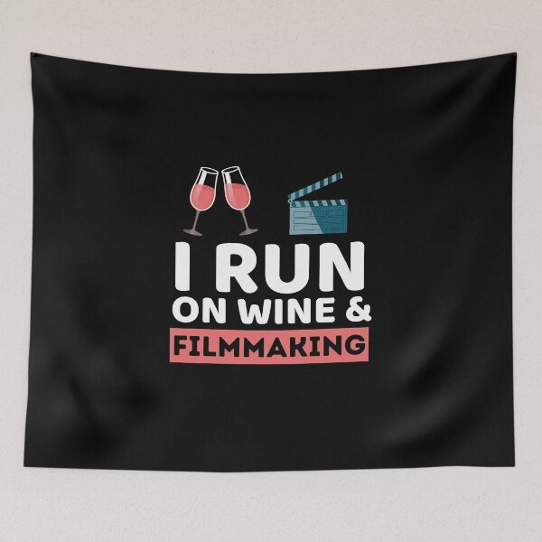 Item preview, I Run On Wine & Filmmaking designed and sold by bifkee19.