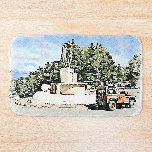 Item preview, L'Aquila: fire brigade car under the fountain designed and sold by Giuseppe Cocco.