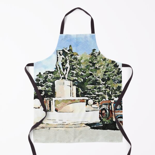 Item preview, L'Aquila: fire brigade car under the fountain designed and sold by Giuseppe Cocco.