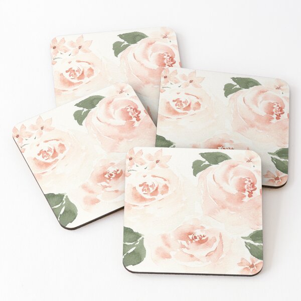 Item preview, Watercolor Pink Roses designed and sold by lizabeey.