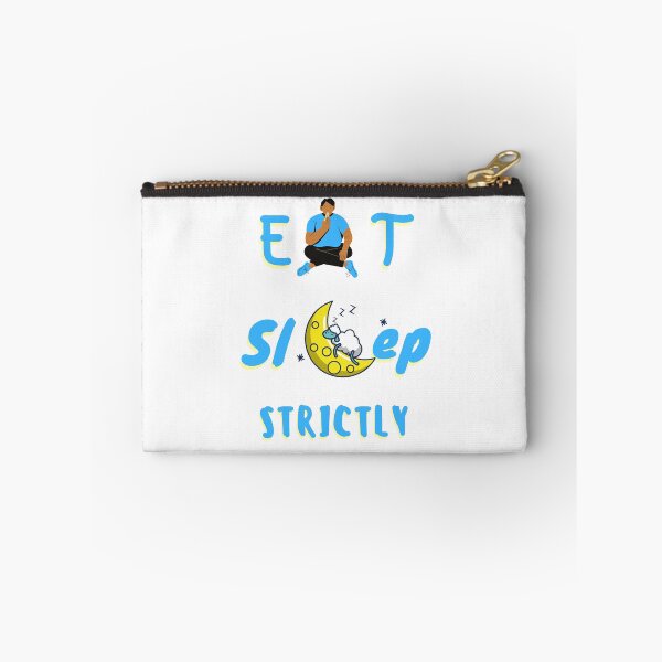 Item preview, Eat Sleep Strictly - Deep Sky Blue designed and sold by StyleXSecret.