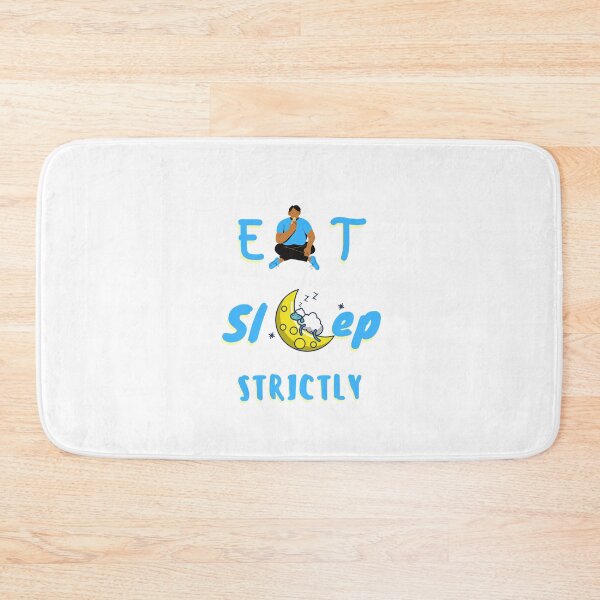 Item preview, Eat Sleep Strictly - Deep Sky Blue designed and sold by StyleXSecret.