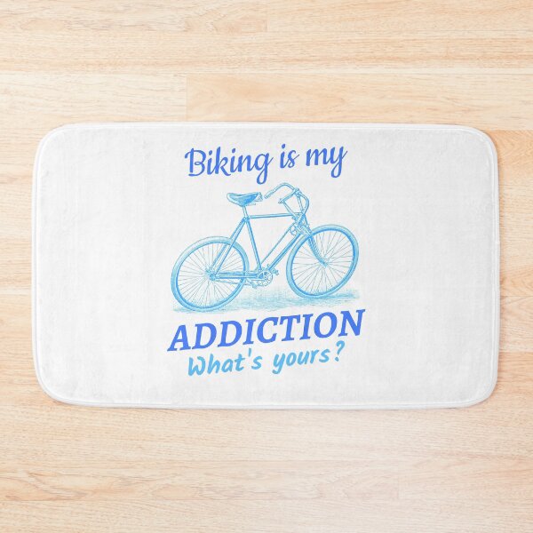Item preview, Biking Is My Addiction, Cyclist designed and sold by ilovetshirts87.