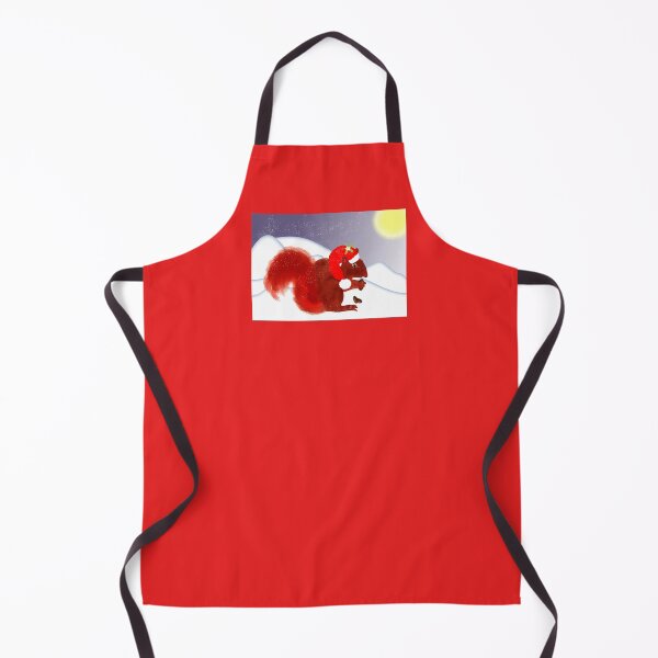 Item preview, Cute Red Squirrel Snowy Christmas Scene designed and sold by Artification.