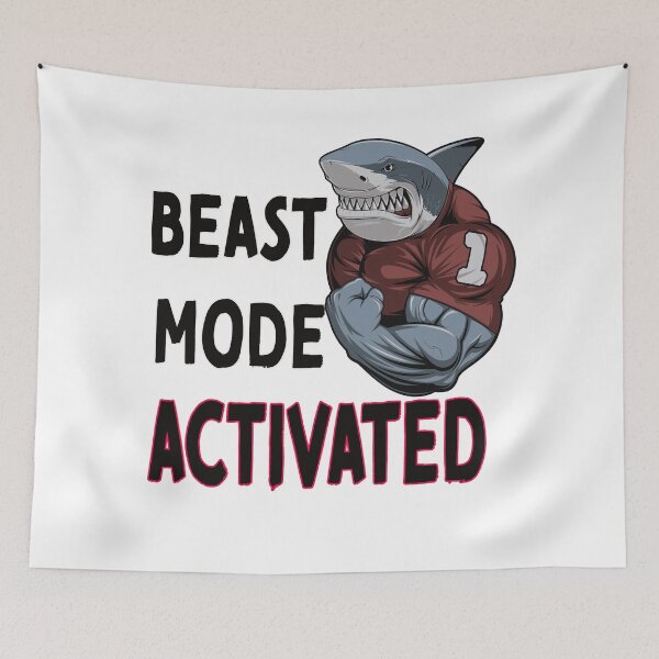 Item preview, Beast Mode Activated Shark Attack B designed and sold by Forethoughts.