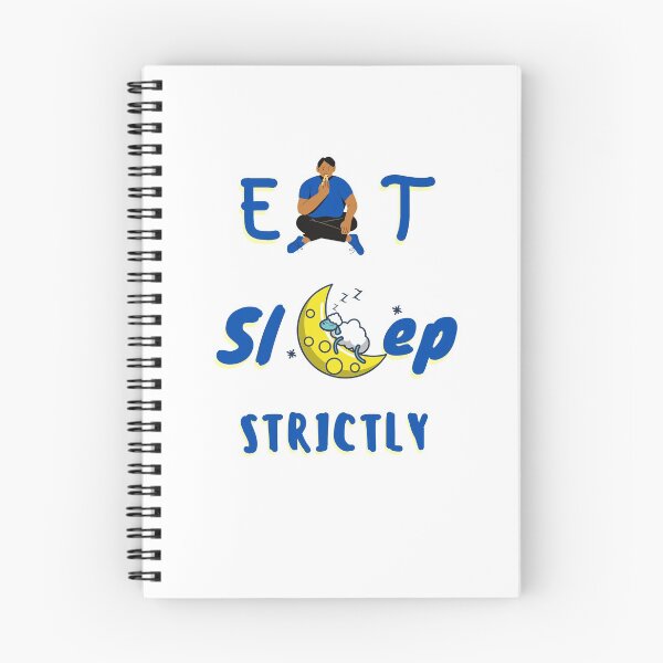 Item preview, Eat Sleep Strictly - Blue designed and sold by StyleXSecret.