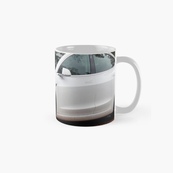 Tesla Model 3 Prototype Draw Coffee Mug