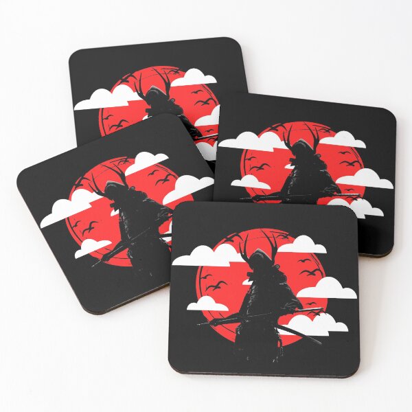 Item preview, Red Sun Samurai - Diseño de inspiración japonesa designed and sold by Aldo Daci.