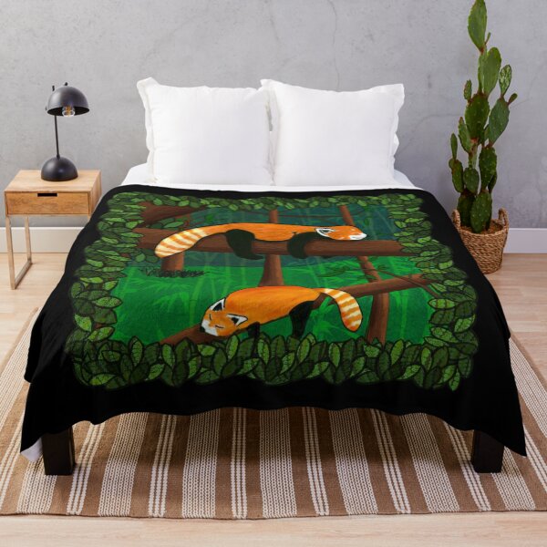 Item preview, Red Pandas Blissflully Sleeping on Tree Branches designed and sold by Livia1209.