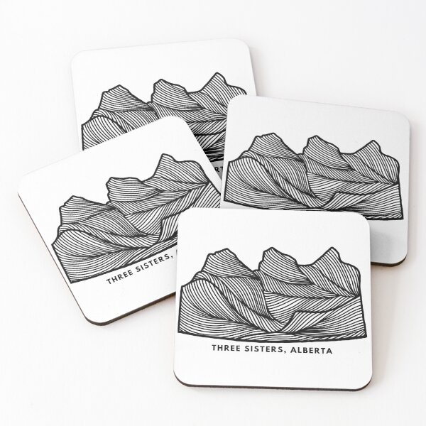Item preview, Three Sisters Alberta Mountains designed and sold by theangelopez.