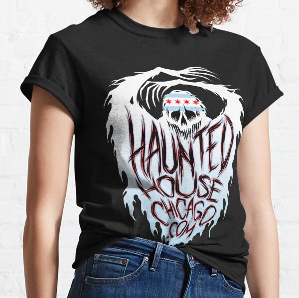 Haunted House Chicago Ghost Classic T-Shirt