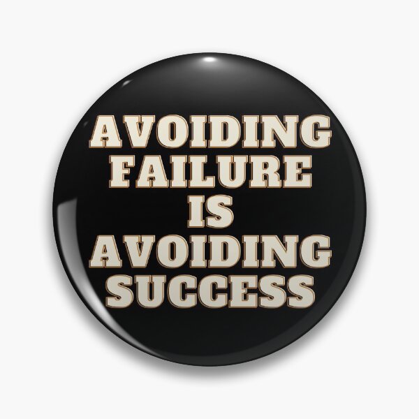 Item preview, Avoiding Failure Is Avoiding Success INSPIRATIONAL Motivational Design designed and sold by LevelUpMerch.