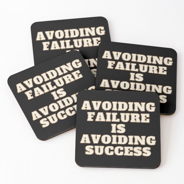 Item preview, Avoiding Failure Is Avoiding Success INSPIRATIONAL Motivational Design designed and sold by LevelUpMerch.