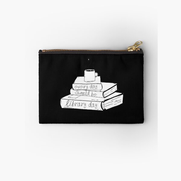 Item preview, Everyday Should Be Library Day - Books and Coffee designed and sold by tinypurpleland.