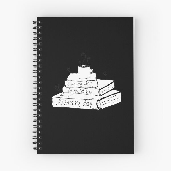 Item preview, Everyday Should Be Library Day - Books and Coffee designed and sold by tinypurpleland.
