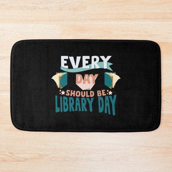 Item preview, Everyday Should Be Library Day - Books and Coffee designed and sold by tinypurpleland.